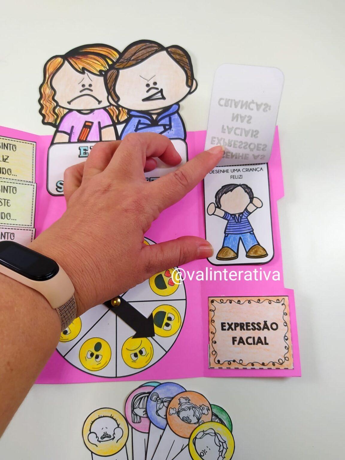 Lapbook Emoções E Sentimentos Val Interativa 7077